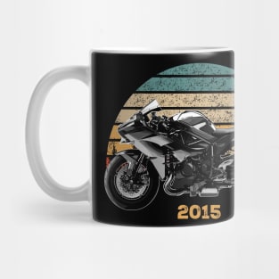 2015 Kawasaki Ninja H2 Vintage Motorcycle Design Mug